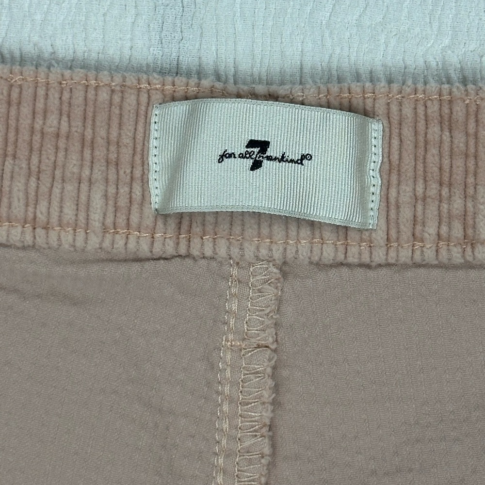7 for All Mankind CORDUROY EASY TROUSER  women’s size 32 - Picture 2 of 12